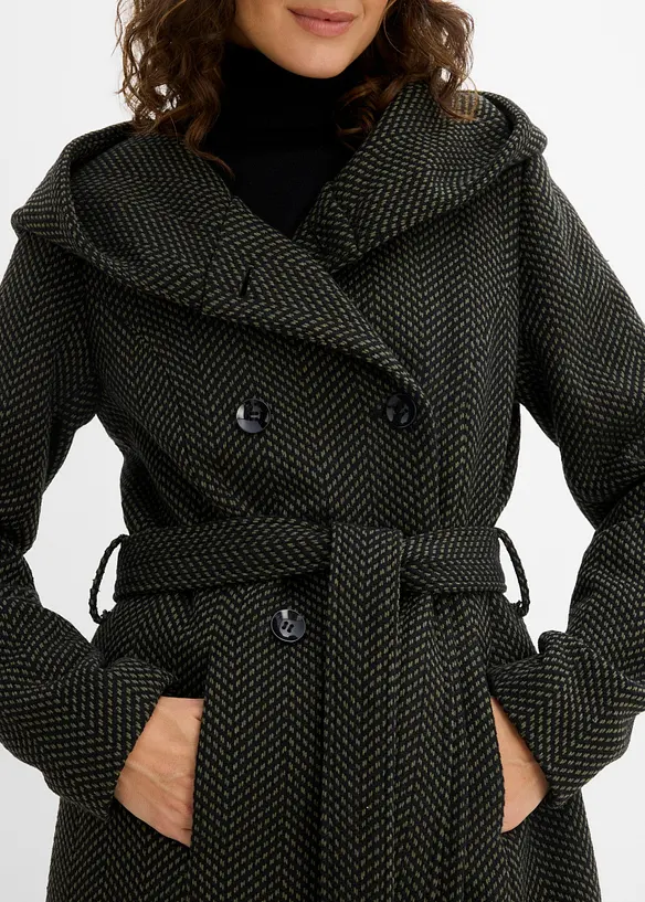 Kurzmantel mit Wolle, bonprix