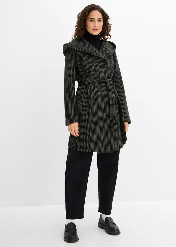 Kurzmantel mit Wolle, bonprix