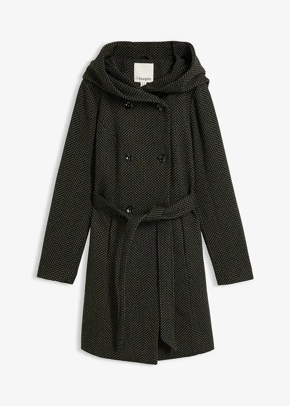 Kurzmantel mit Wolle, bonprix