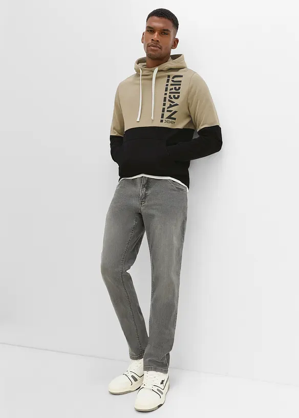 Sweat &agrave; capuche 100% coton, bonprix