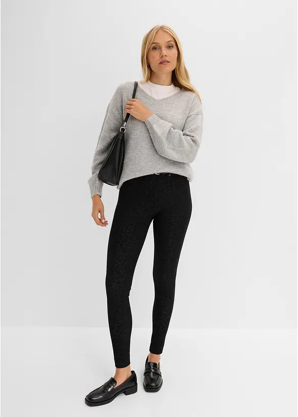 Legging effet denim, bonprix