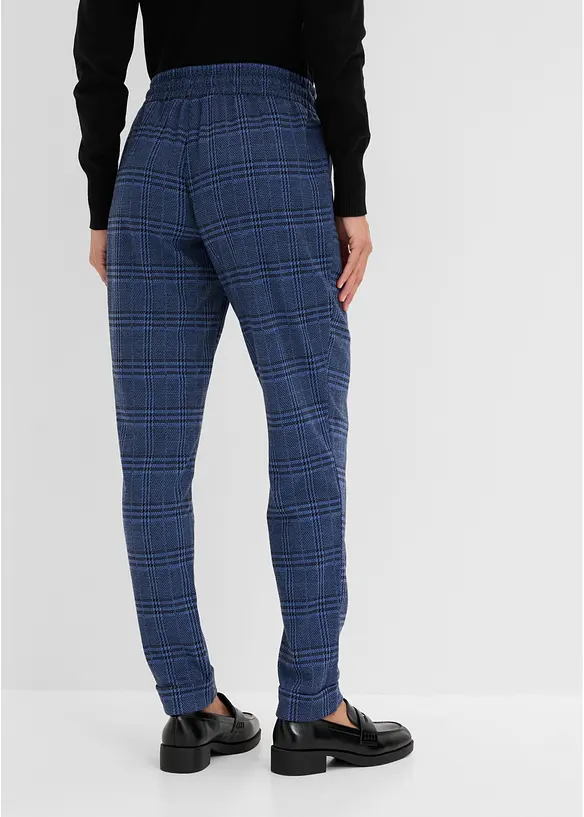 Pantalon jogger &agrave; carreaux Prince de Galles, bonprix