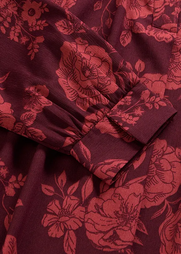 Tunique-blouse en cr&ecirc;pe l&eacute;ger, bonprix