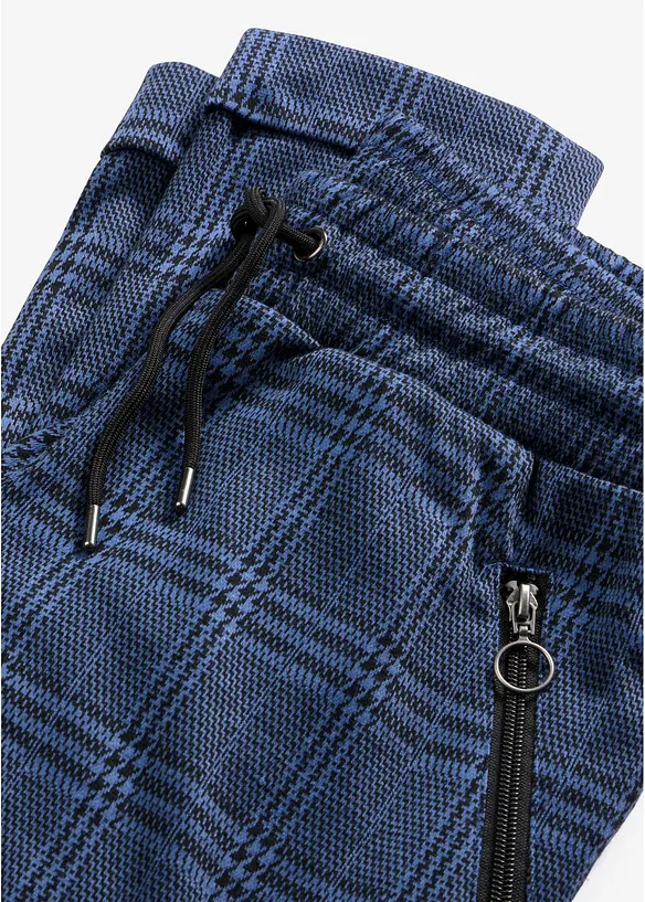 Pantalon jogger &agrave; carreaux Prince de Galles, bonprix