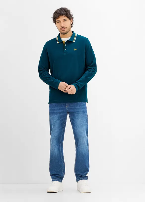 Poloshirt aus reiner Bio-Baumwolle (2er Pack), bonprix