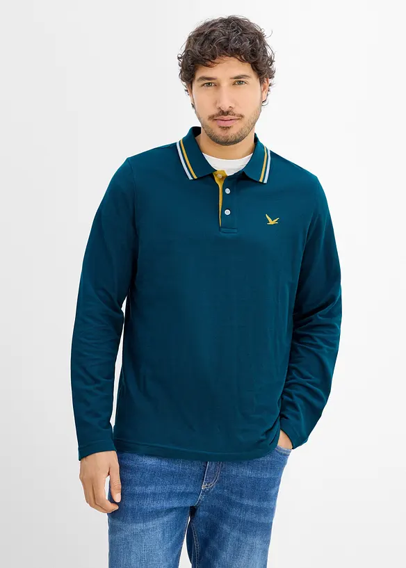 Poloshirt aus reiner Bio-Baumwolle (2er Pack), bonprix