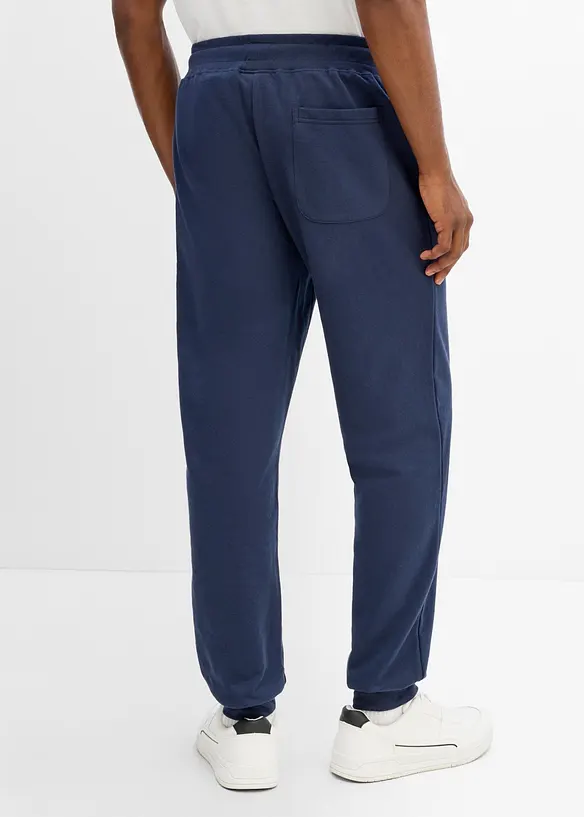 Pantalon de jogging &agrave; imprim&eacute; sportif, 100% coton, bonprix