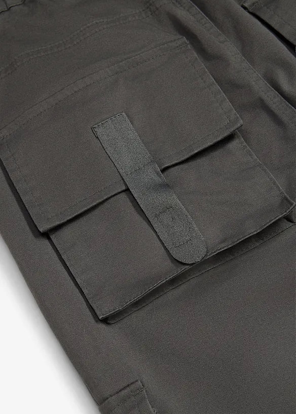 Regular Fit Stretch-Cargo-Schlupfhose mit praktischen Taschen, bonprix