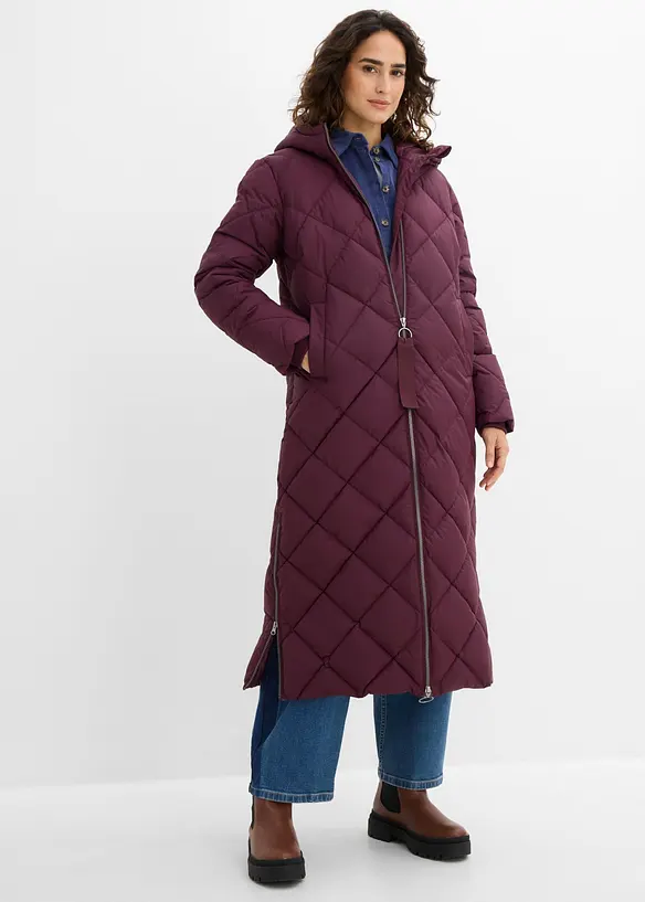 Manteau matelass&eacute; et rembourr&eacute; &agrave; capuche, bonprix