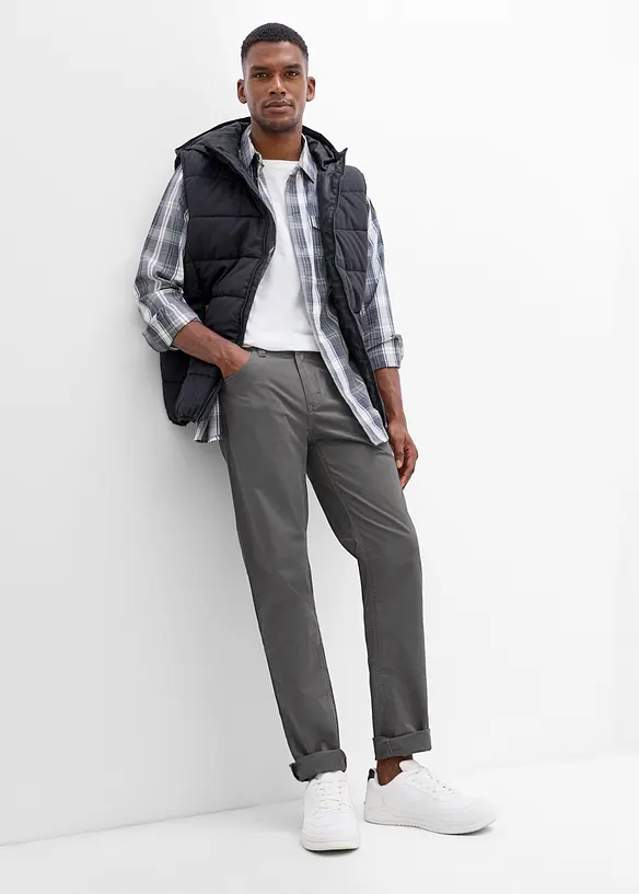 Pantalon extensible regular, droit, bonprix