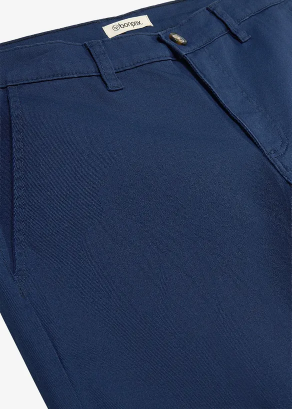 Pantalon chino extensible, ample et droit, bonprix