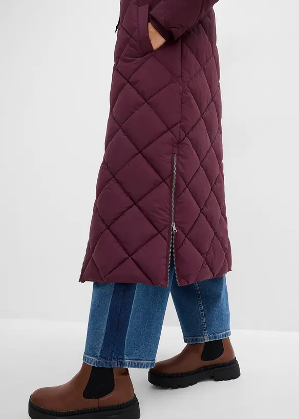 Manteau matelass&eacute; et rembourr&eacute; &agrave; capuche, bonprix