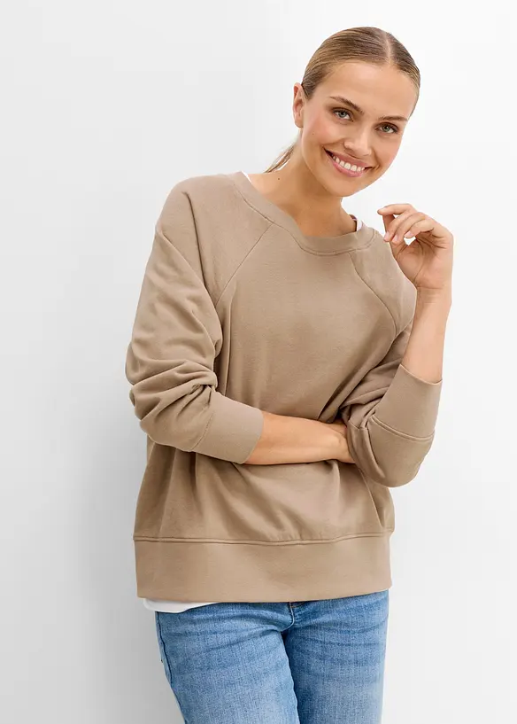Sweat de grossesse et d&rsquo;allaitement en coton, bonprix