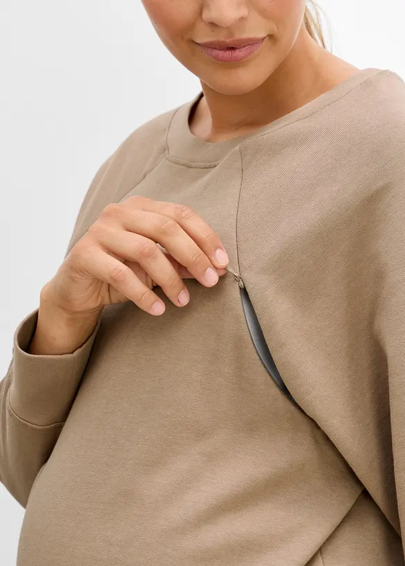 Sweat de grossesse et d&rsquo;allaitement en coton, bonprix
