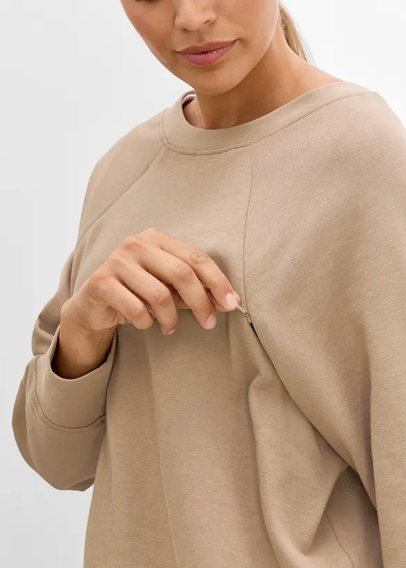 Sweat de grossesse et d&rsquo;allaitement en coton, bonprix