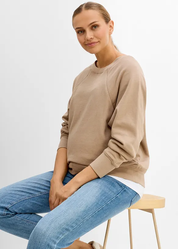 Sweat de grossesse et d&rsquo;allaitement en coton, bonprix