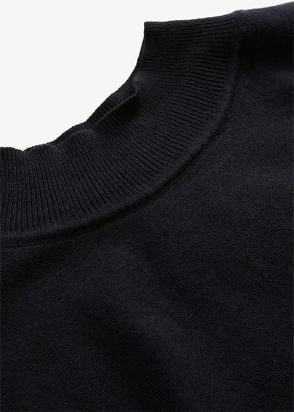 Rollkragenpullover aus weichem Woll-Mix, bonprix