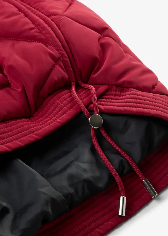 Veste matelass&eacute;e courte avec doublure contrastante, bonprix