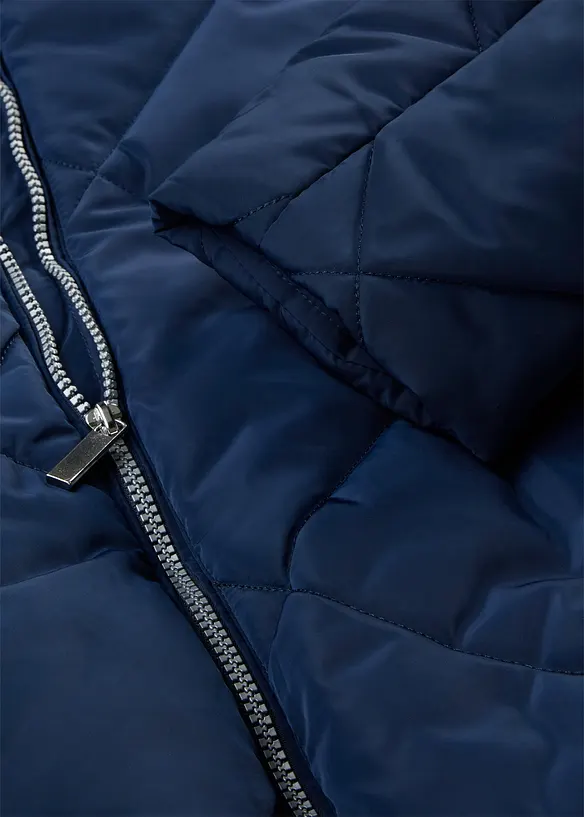 Veste matelass&eacute;e courte avec doublure contrastante, bonprix