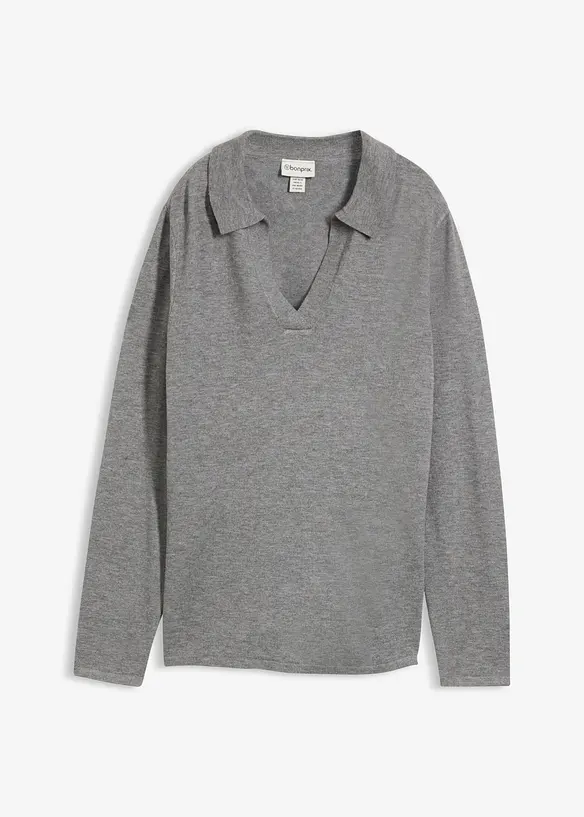 Poloshirt aus feiner Viskose, bonprix