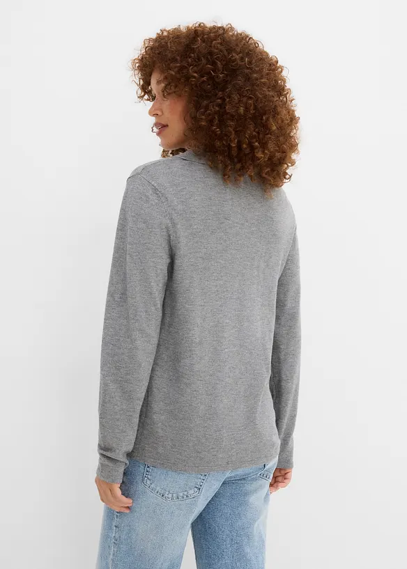 Poloshirt aus feiner Viskose, bonprix