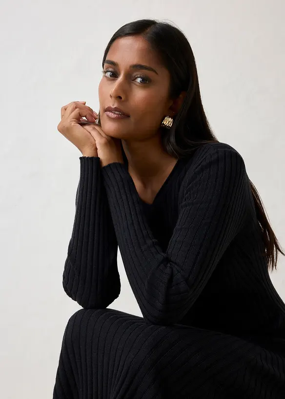Strickkleid aus Merinowolle, bonprix