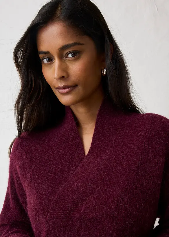 Pullover aus w&auml;rmendem Alpaka-Mix, bonprix