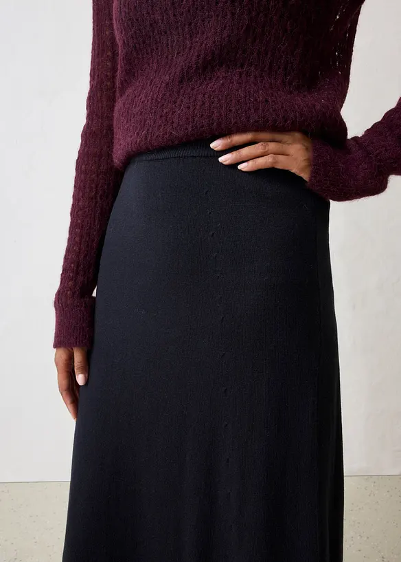 Strickrock aus weichem Woll-Mix, bonprix