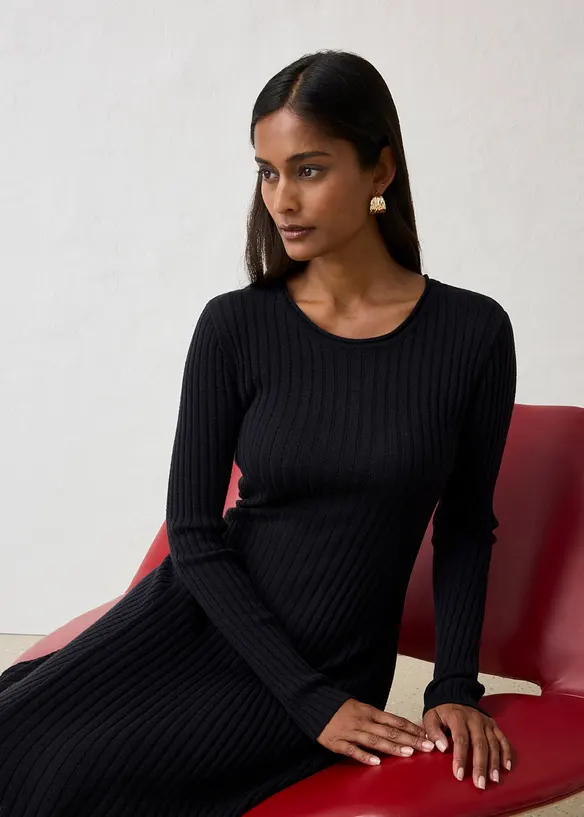 Strickkleid aus Merinowolle, bonprix