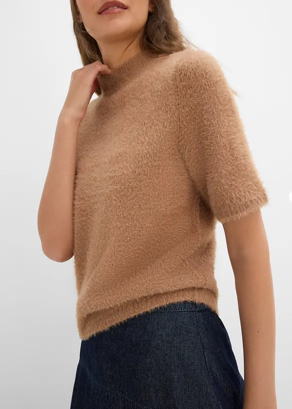 Federgarn-Pullover, bonprix