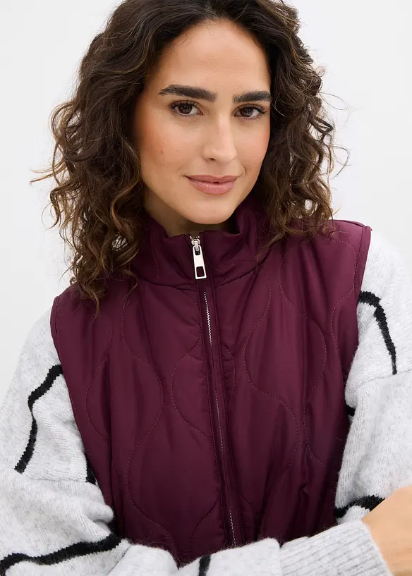 Gilet matelass&eacute; sans manches, ultra-l&eacute;ger, bonprix
