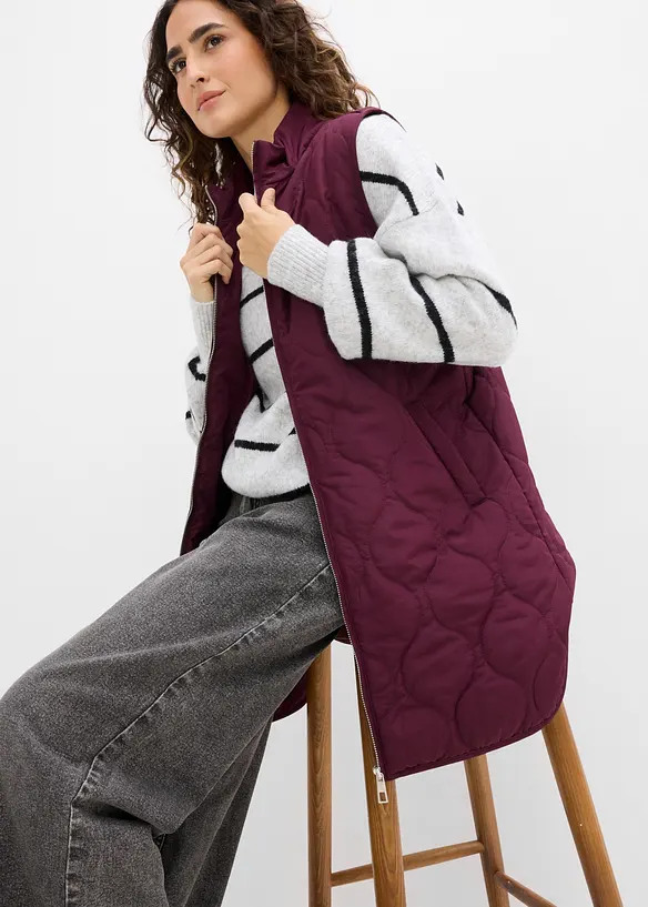 Gilet matelass&eacute; sans manches, ultra-l&eacute;ger, bonprix