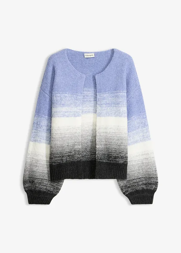 Grobstrickjacke aus weichem Woll-Mix, bonprix