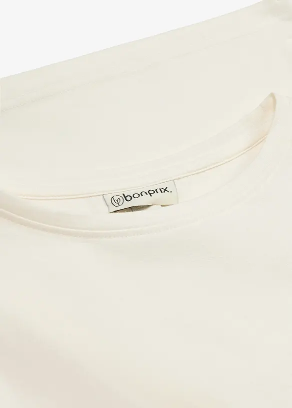 Langarmshirt aus elastischem Bio-Baumwoll-Mix, bonprix
