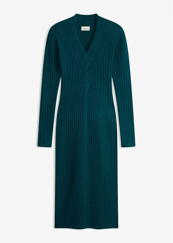 Strickkleid mit Wollanteil, bonprix