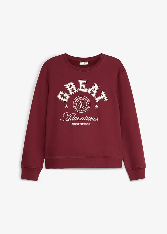 Sweatshirt aus reiner Bio-Baumwolle, bonprix