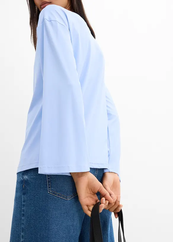 Longshirt aus flie&szlig;ender Qualit&auml;t, bonprix