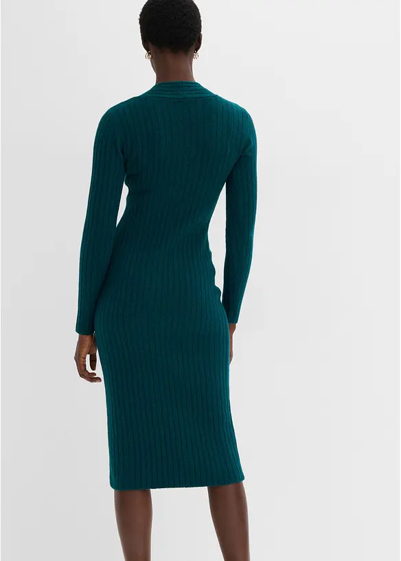 Strickkleid mit Wollanteil, bonprix