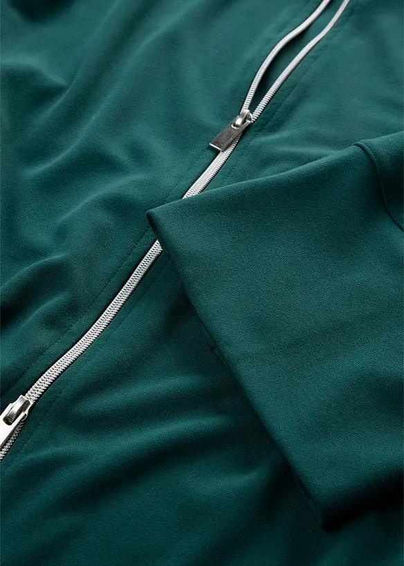 Robe-veste en Punto di Roma, bonprix