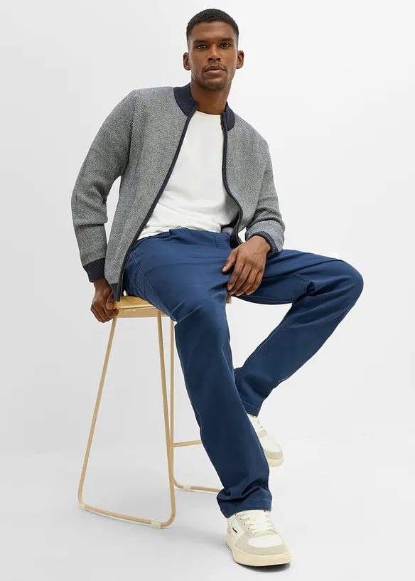 Pantalon droit, regular et extensible, bonprix