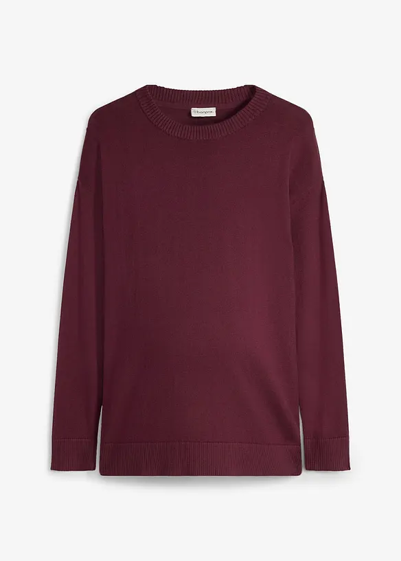 Pull de grossesse en coton doux avec fentes pour l&rsquo;allaitement, bonprix