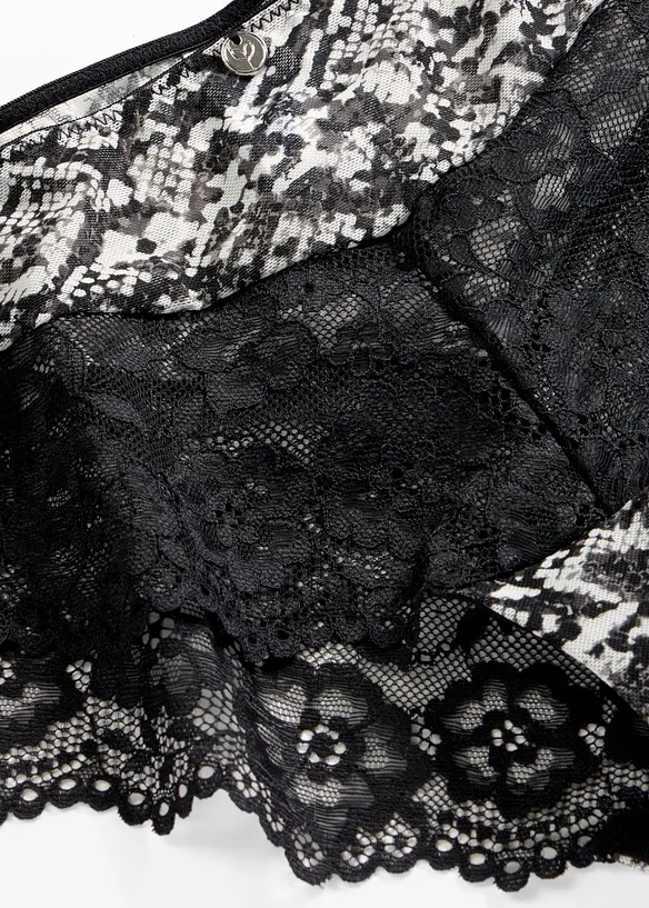 Culotte &agrave; motif python, bonprix