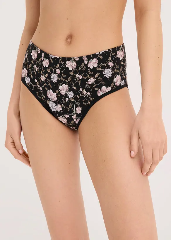 Lot de 2 culottes menstruelles maxi, flux moyen, bonprix