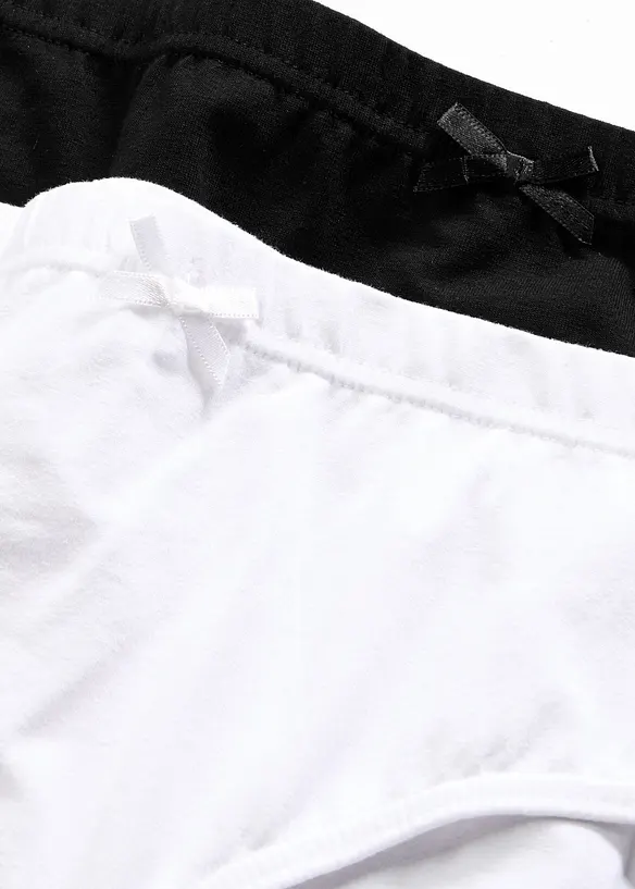 Lot de 6&nbsp;culottes &eacute;chancr&eacute;es en coton extensible, bonprix