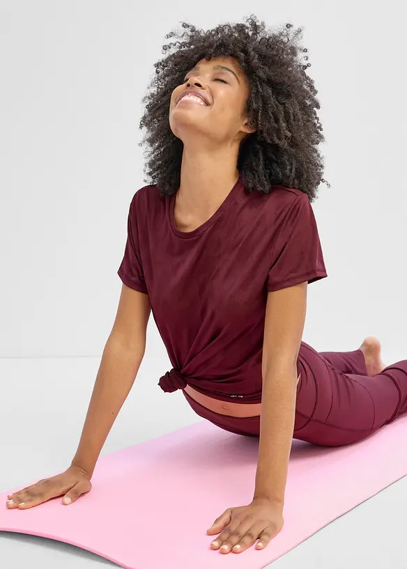 Lot de 2 T-shirts de sport &agrave; s&eacute;chage rapide, bonprix
