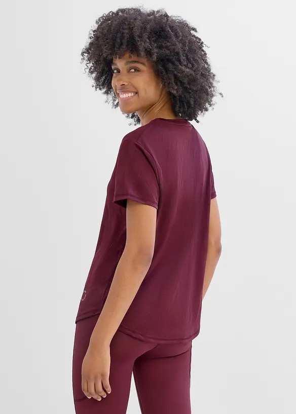 Lot de 2 T-shirts de sport &agrave; s&eacute;chage rapide, bonprix