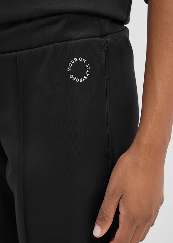 Sporthose mit Ziern&auml;hten, schnelltrocknend, bonprix