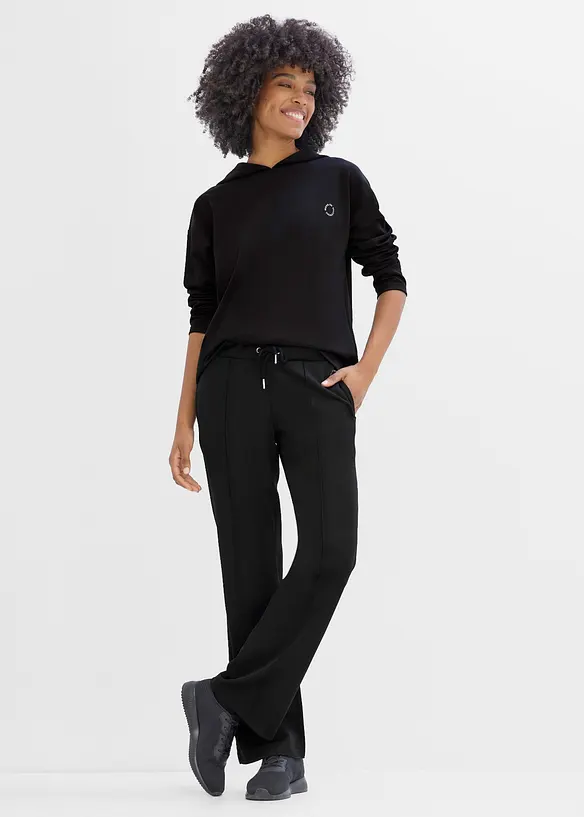 Sweat-shirt &agrave; capuche sportif et oversize, s&eacute;chage rapide, bonprix