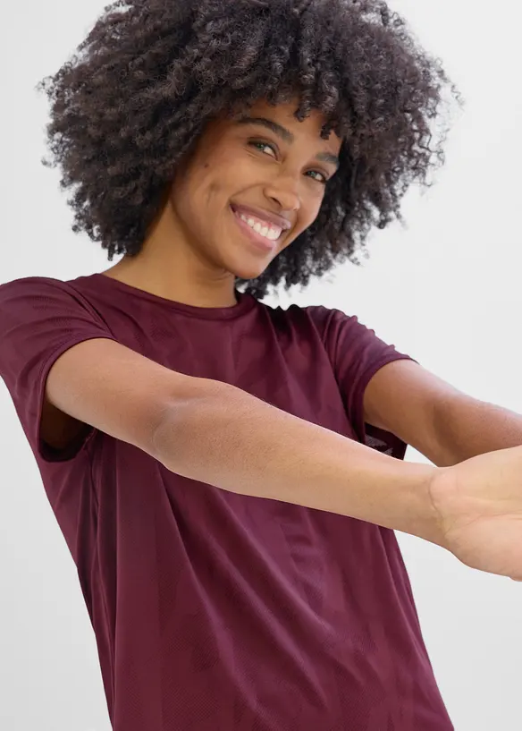 Lot de 2 T-shirts de sport &agrave; s&eacute;chage rapide, bonprix