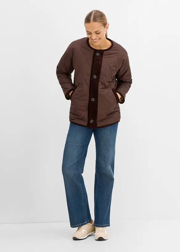 Veste de grossesse 4en1 douillette et r&eacute;versible avec empi&egrave;cement de portage, bonprix